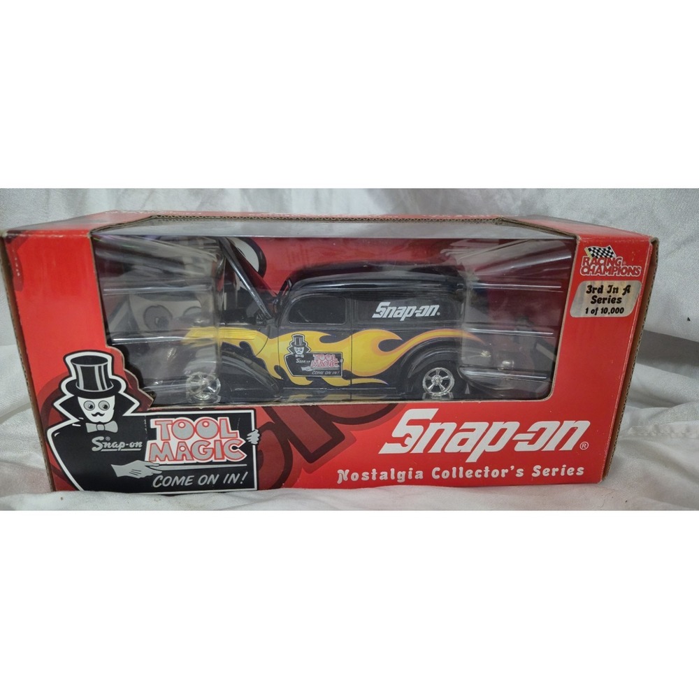 Snap-on 1937 Ford Delivery Hot Rod 1:24 Die-Cast Racing Champions Tool Magic car